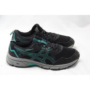 Asics Gel-Venture 8 Running Shoes Womens 9 Athletic Training 1012B230 Black Teal